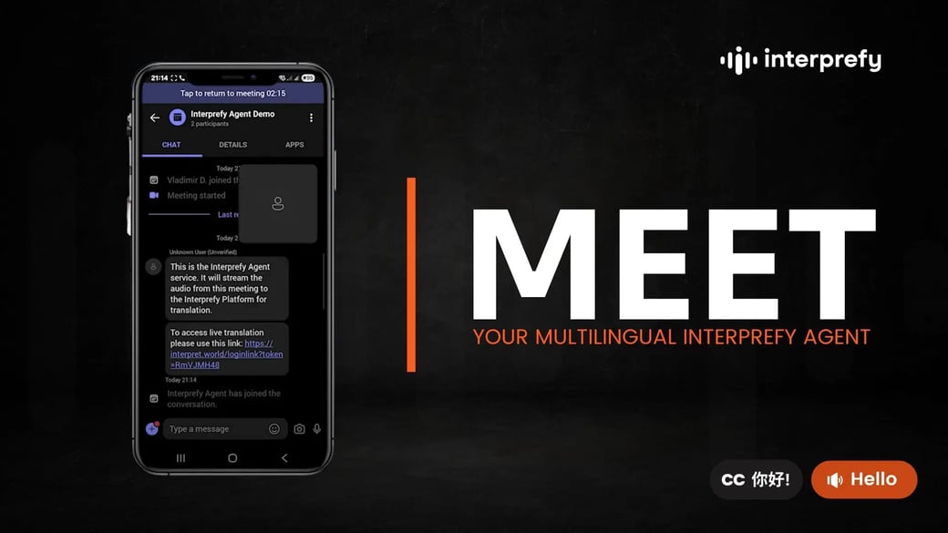 Interprefy Agent Launch Company News