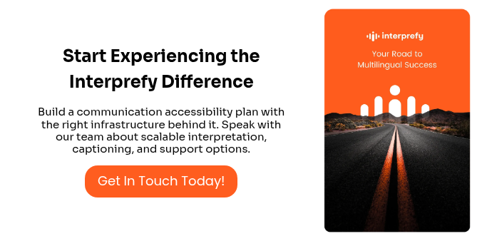 Start Experiencing the Interprefy Difference