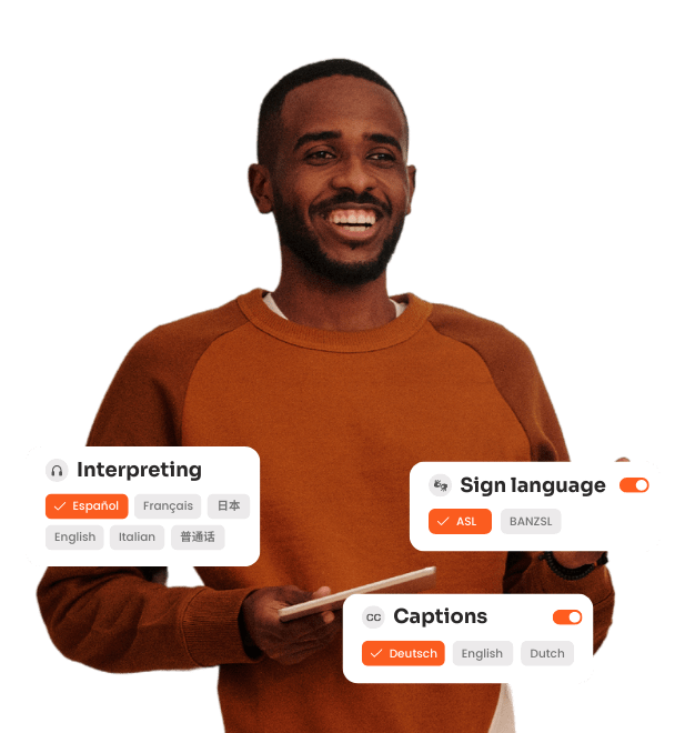 Interprefy | Multilingual Meetings | RSI | Sign Langauge | Captions