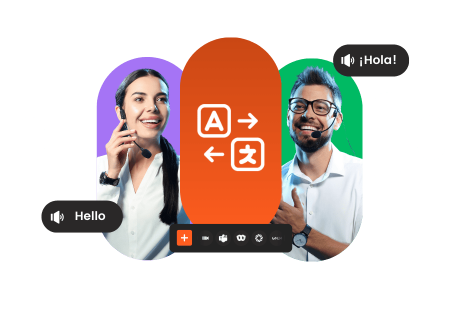 Two remote interpreters 