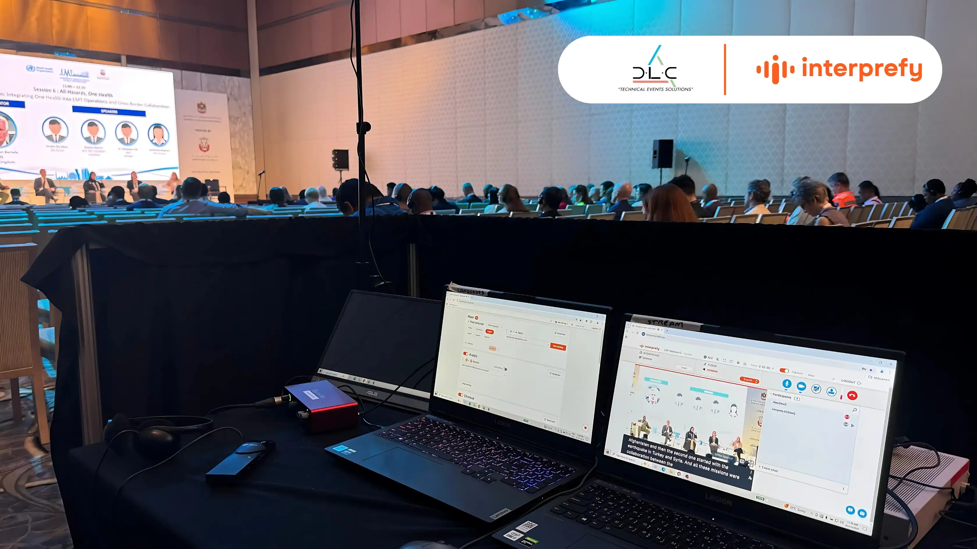 DLC and Interprefy for Emergency Medical Teams 2024