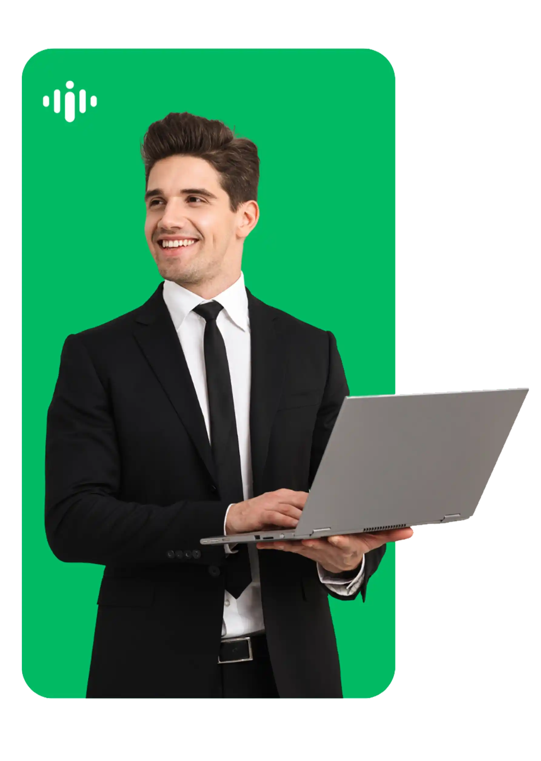 Man on PC using Interprefy Web Platform