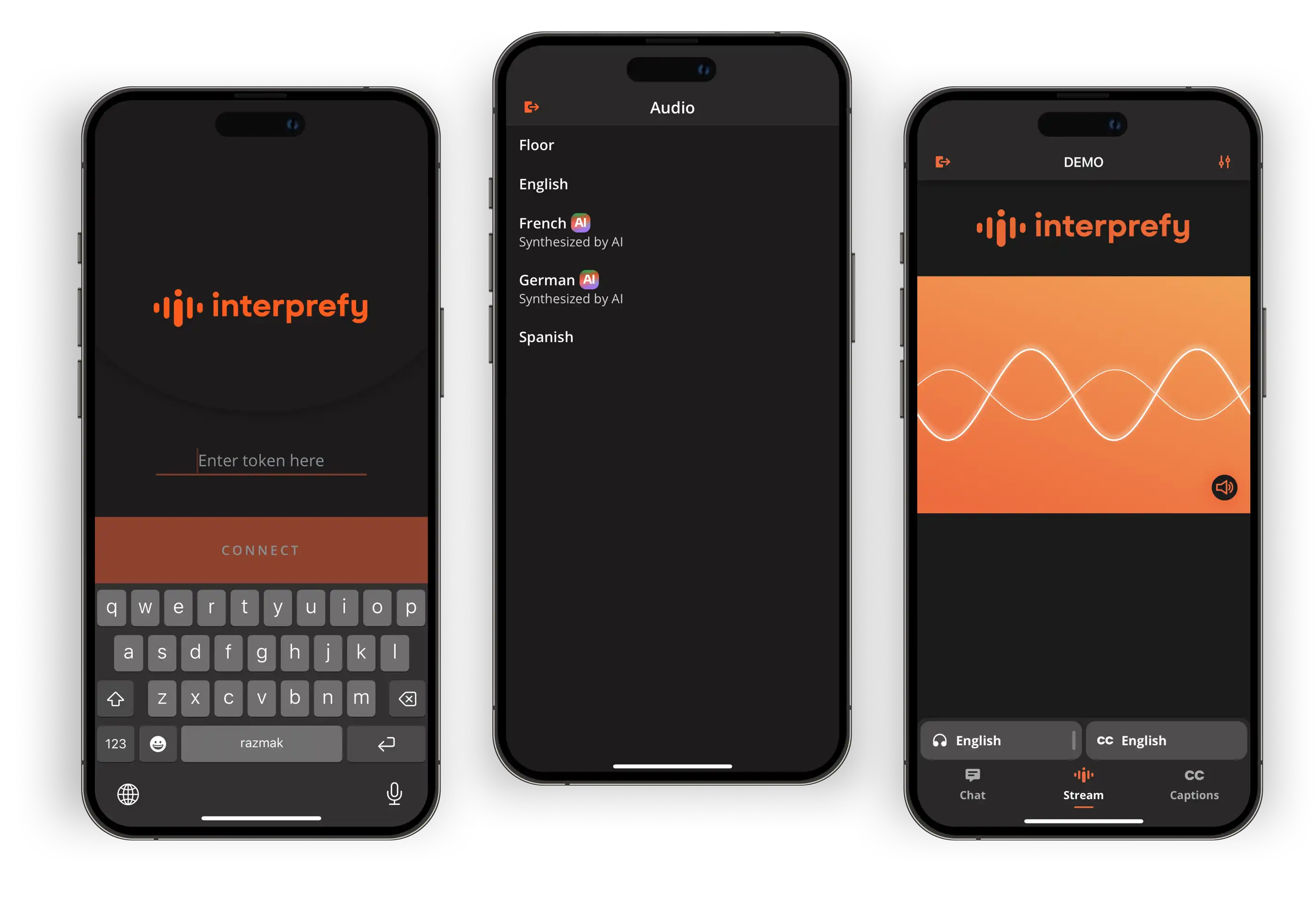 Interprefy | Mobile app 